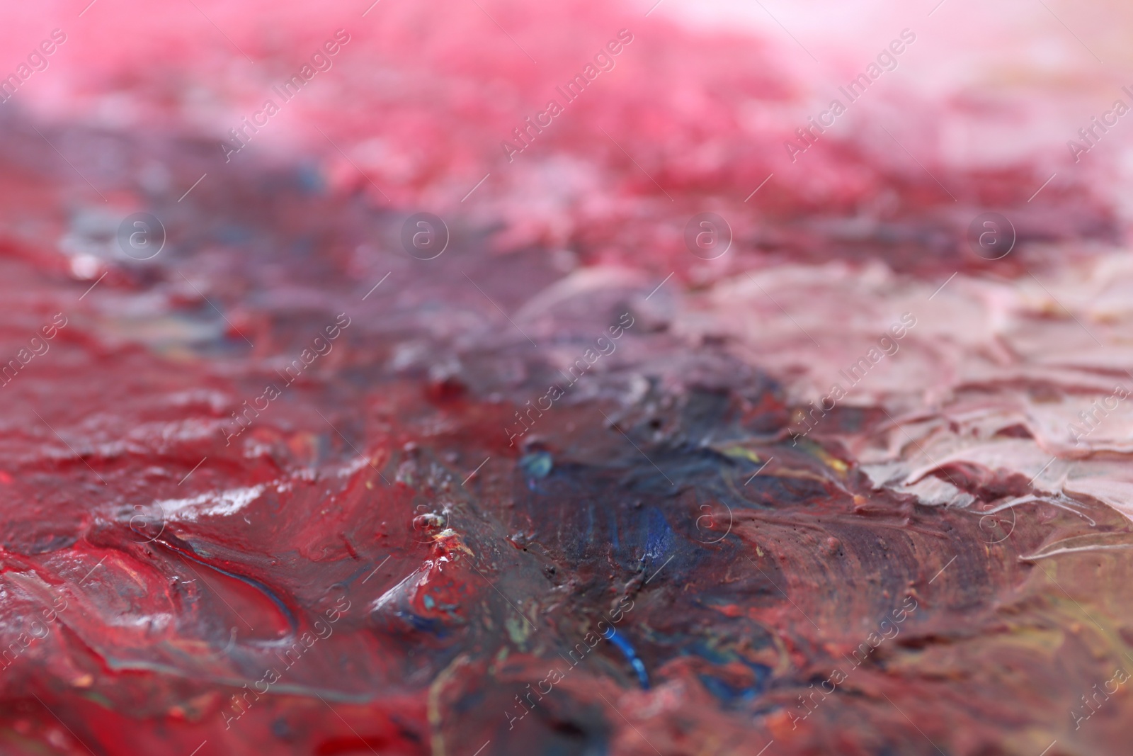 Photo of Abstract colorful artwork as background, closeup view