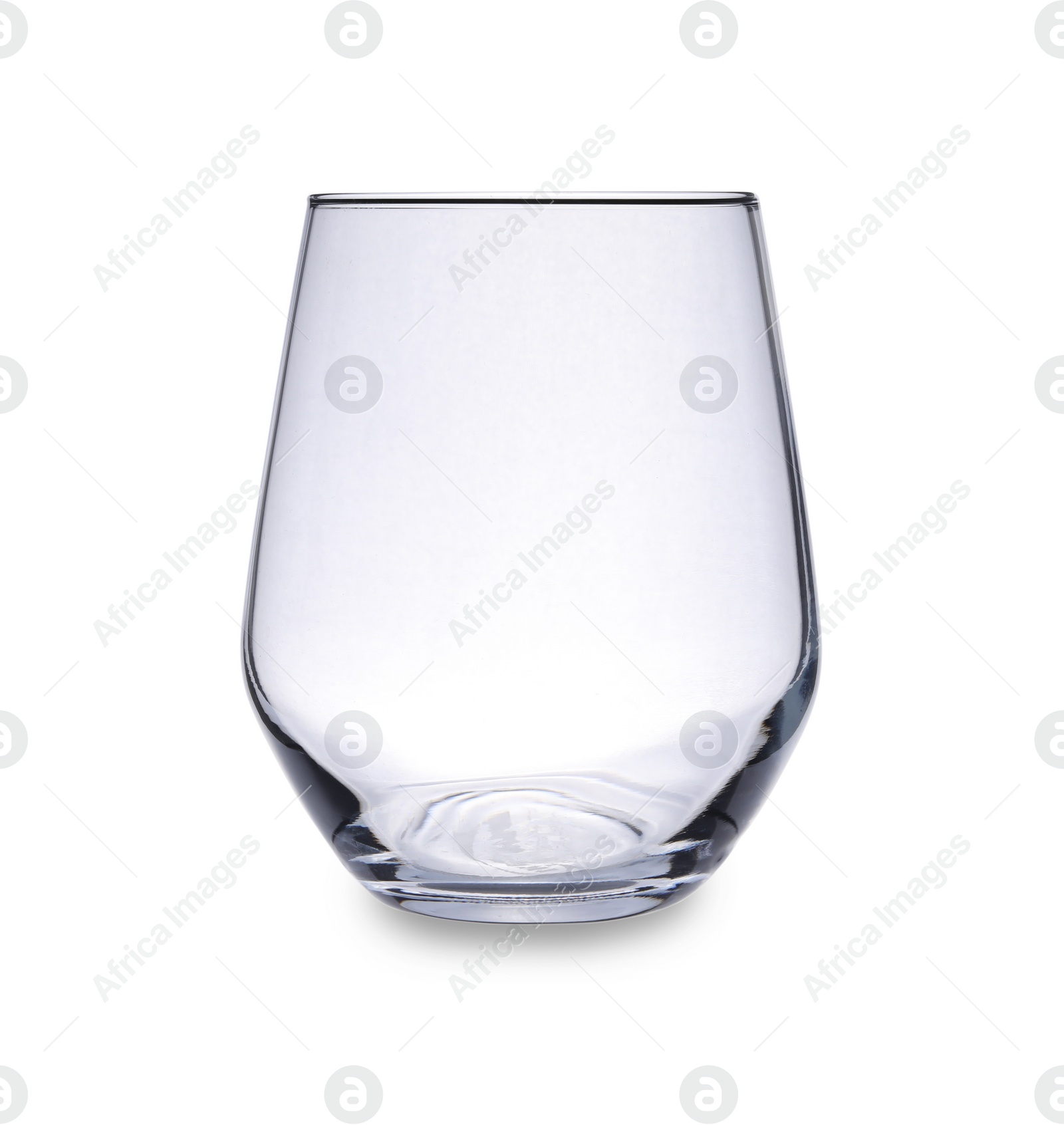 Photo of Empty clean new glass isolated on white