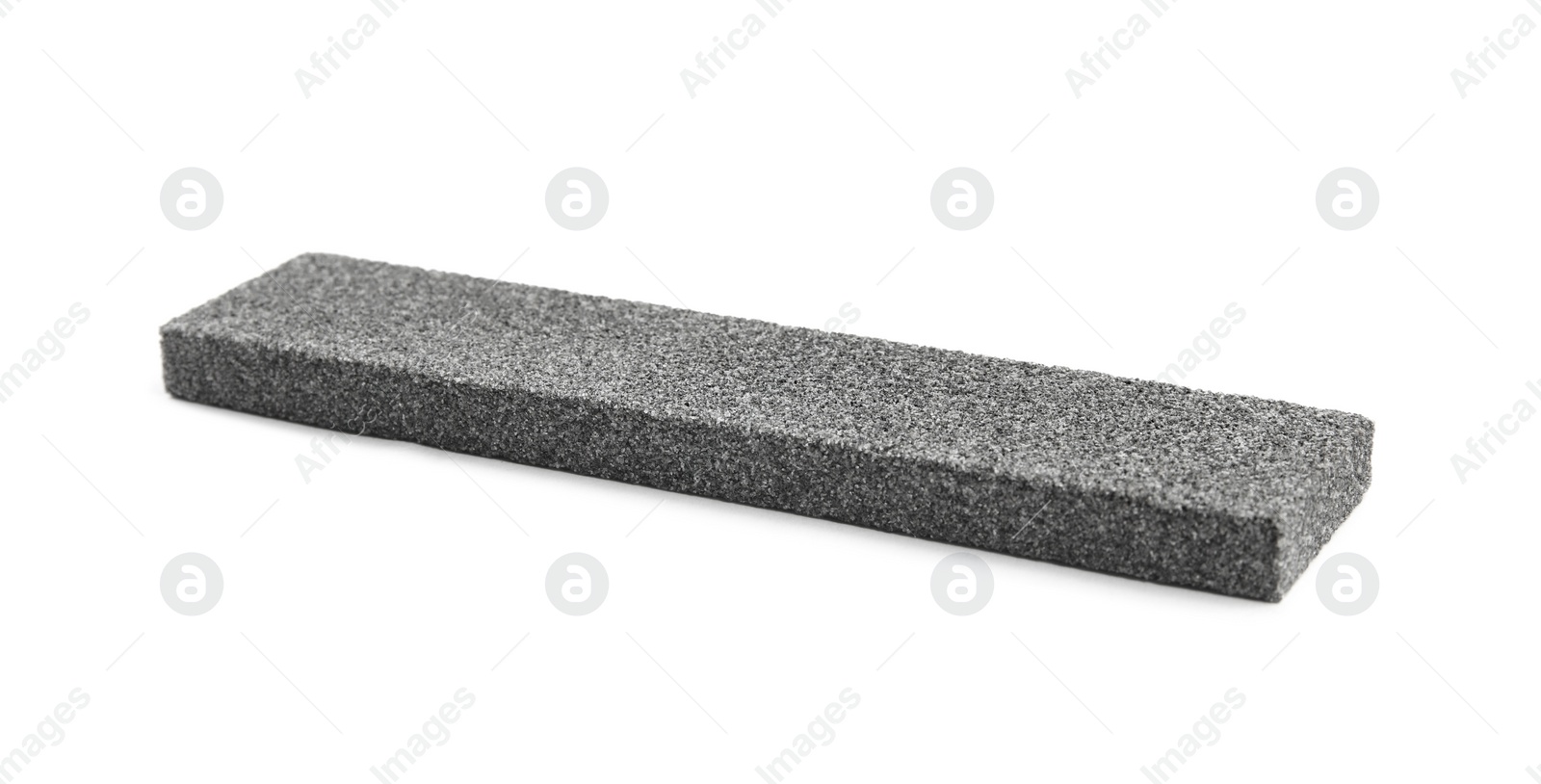 Photo of Sharpening stone for knife isolated on white