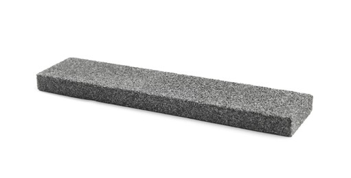 Sharpening stone for knife isolated on white