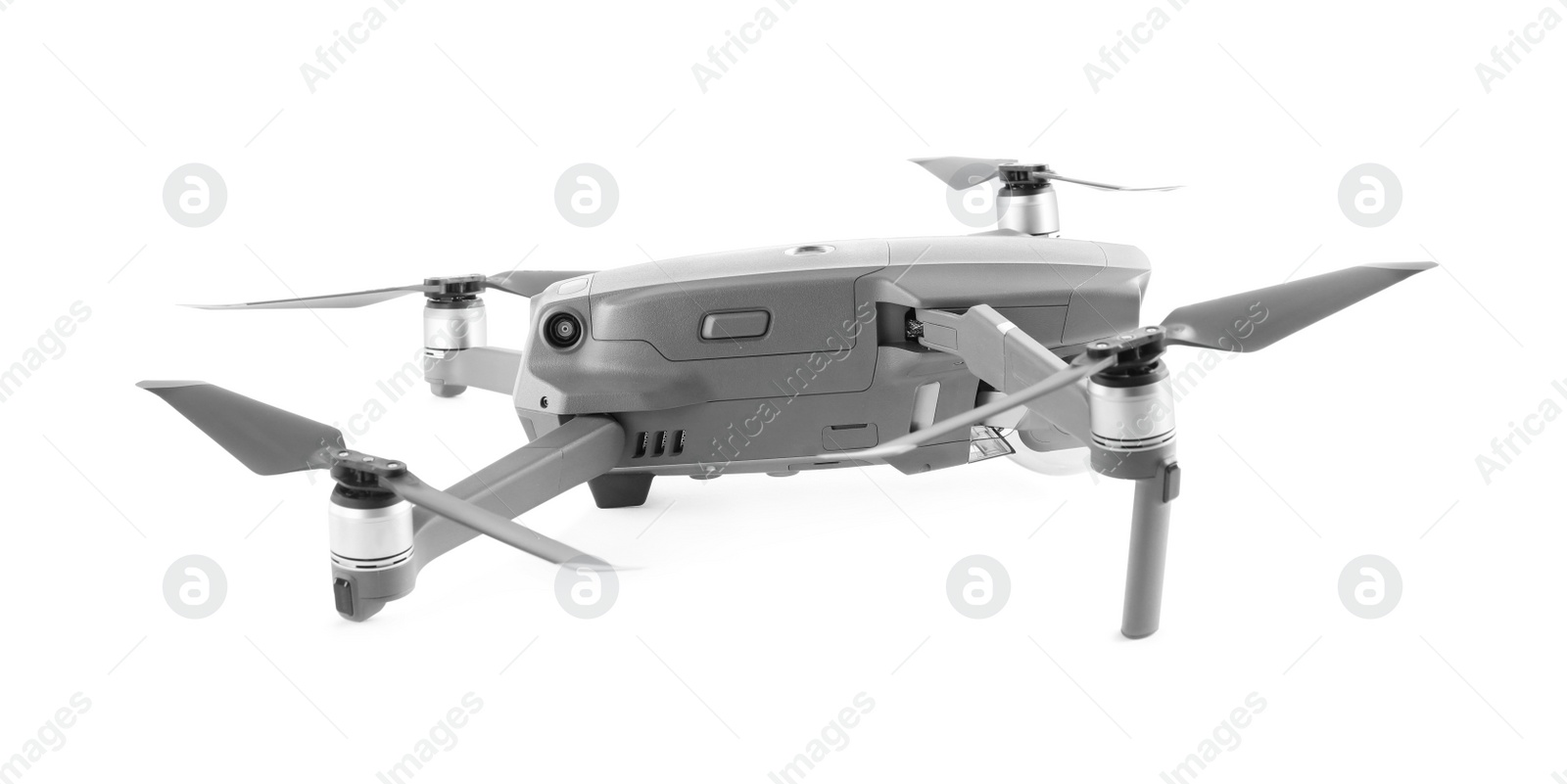 Photo of Modern drone with camera isolated on white