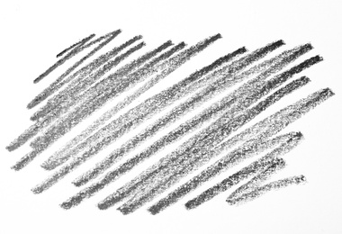 Photo of Hand drawn pencil scribble on white background