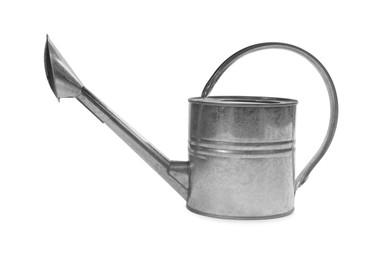 Photo of Watering can isolated on white. Gardening tool