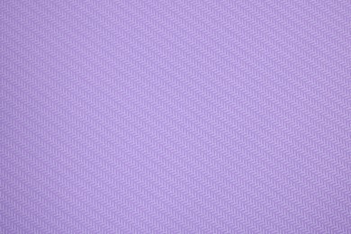 Photo of Stylish violet wallpaper as background, closeup view