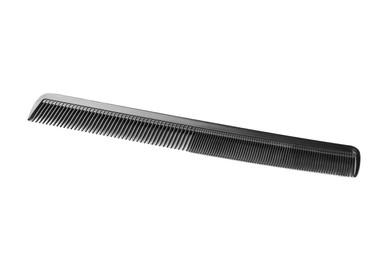 Photo of New plastic hair comb isolated on white