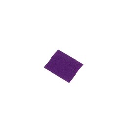 Photo of Piece of purple confetti isolated on white