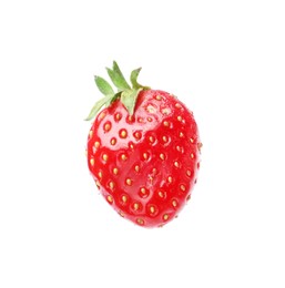 Delicious fresh ripe strawberry isolated on white