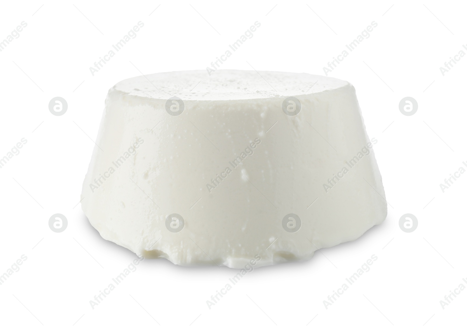 Photo of Fresh ricotta (cream cheese) isolated on white