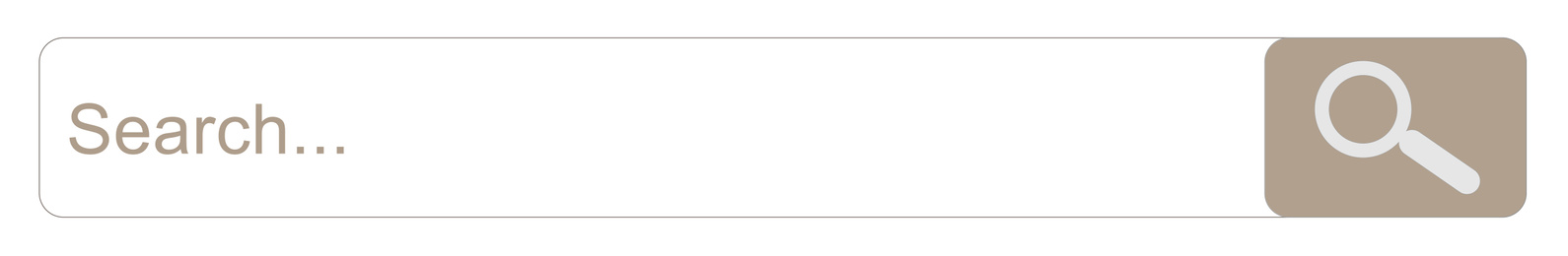 Illustration of search bar for internet browser