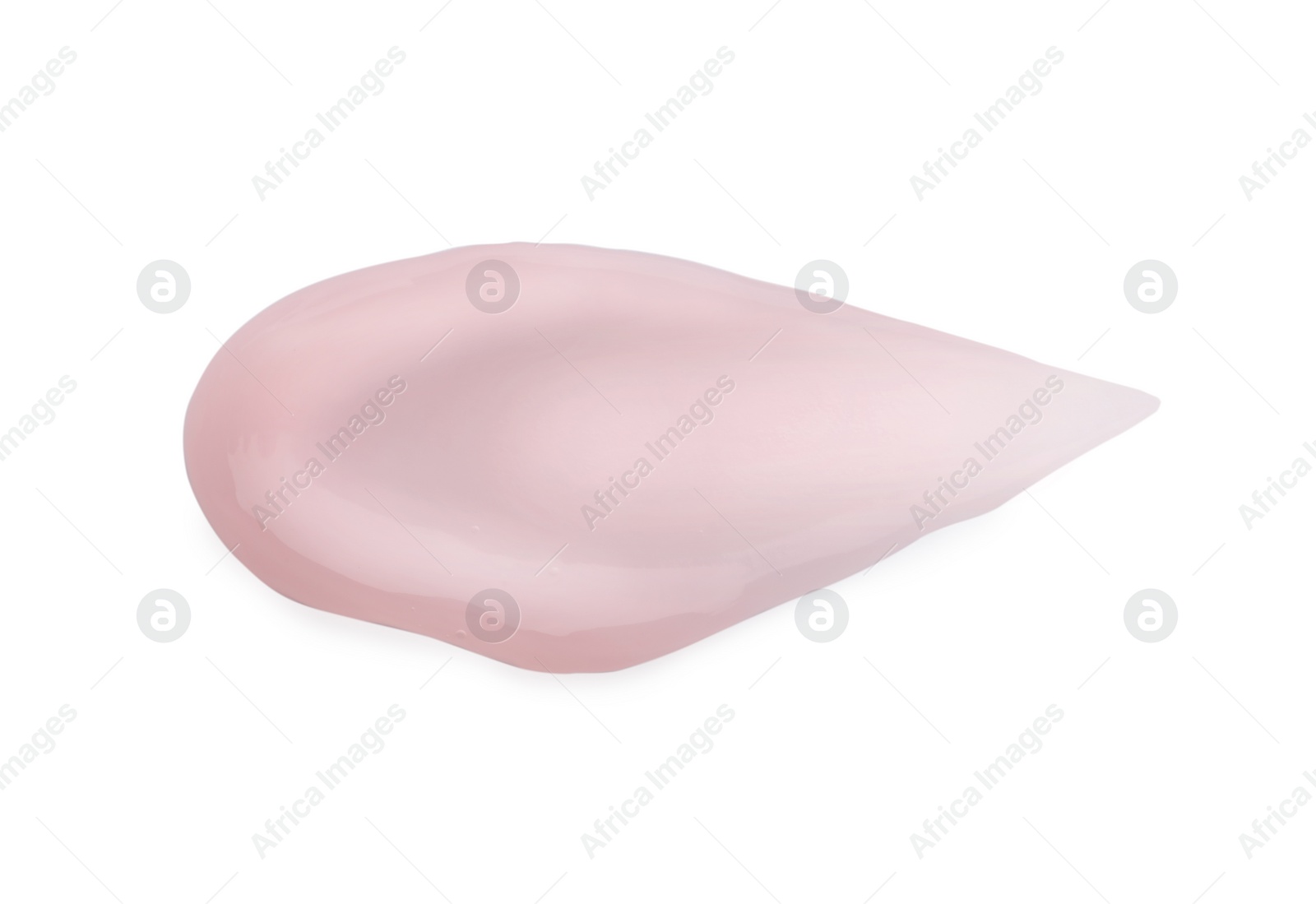 Photo of Sample of cosmetic gel isolated on white, top view