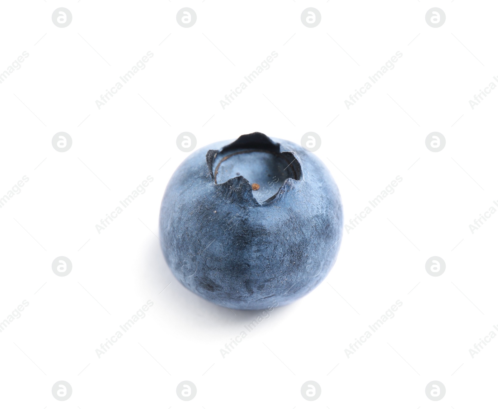 Photo of Delicious fresh ripe blueberry isolated on white