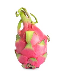 Delicious exotic dragon fruit isolated on white