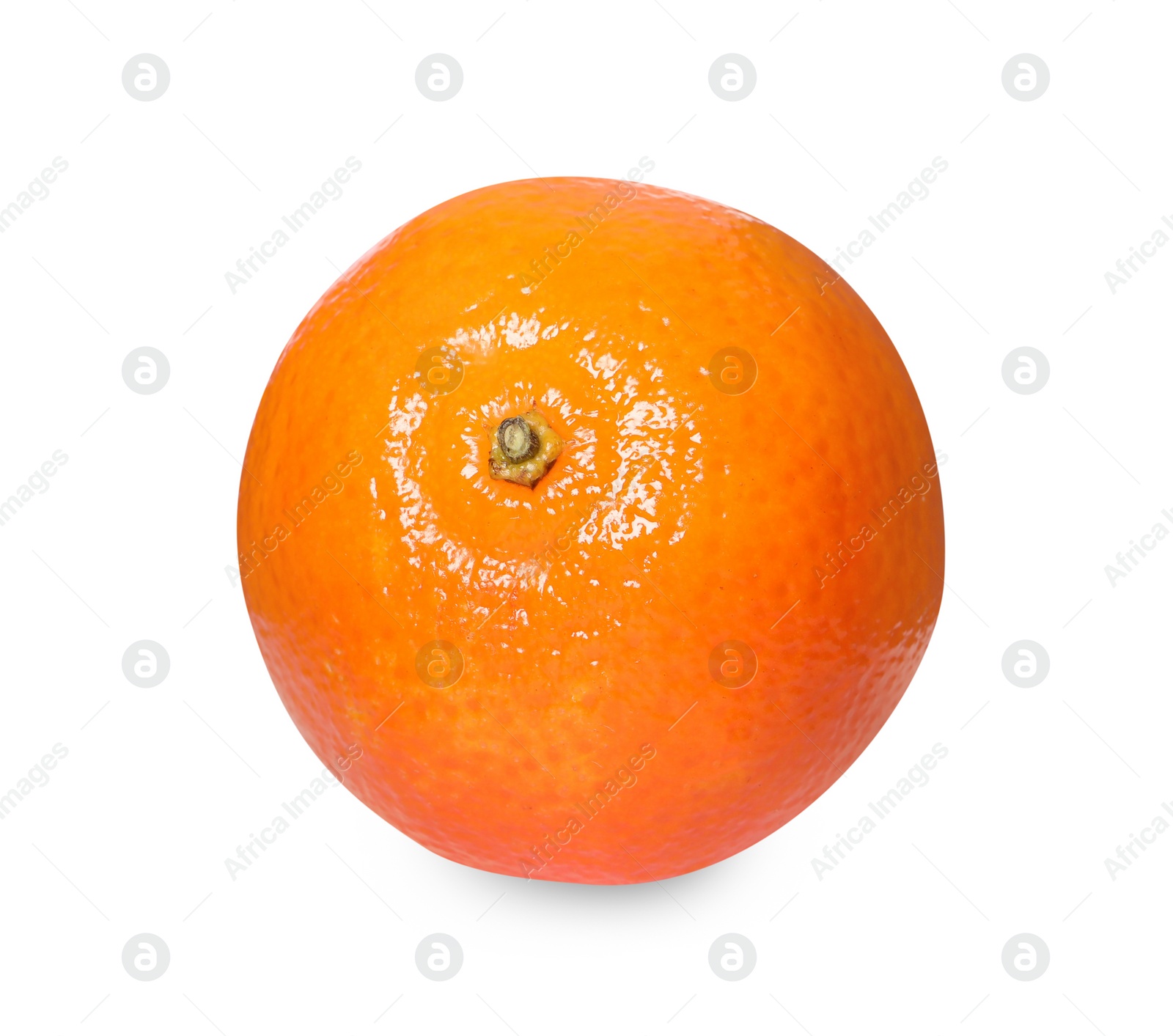 Photo of Fresh ripe juicy tangerine isolated on white