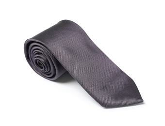 Stylish color male necktie isolated on white