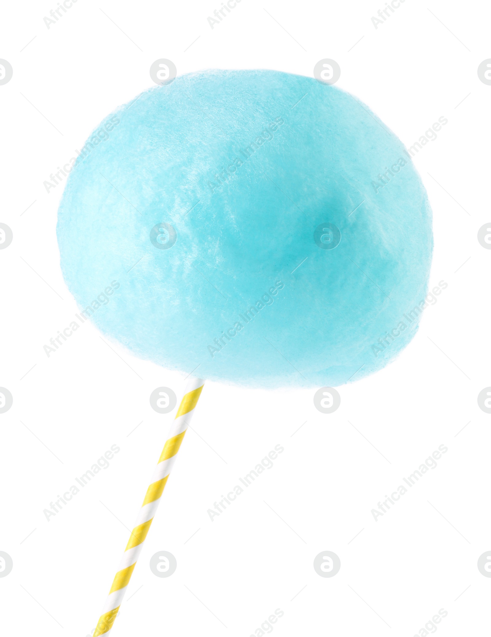 Photo of One sweet cotton candy isolated on white