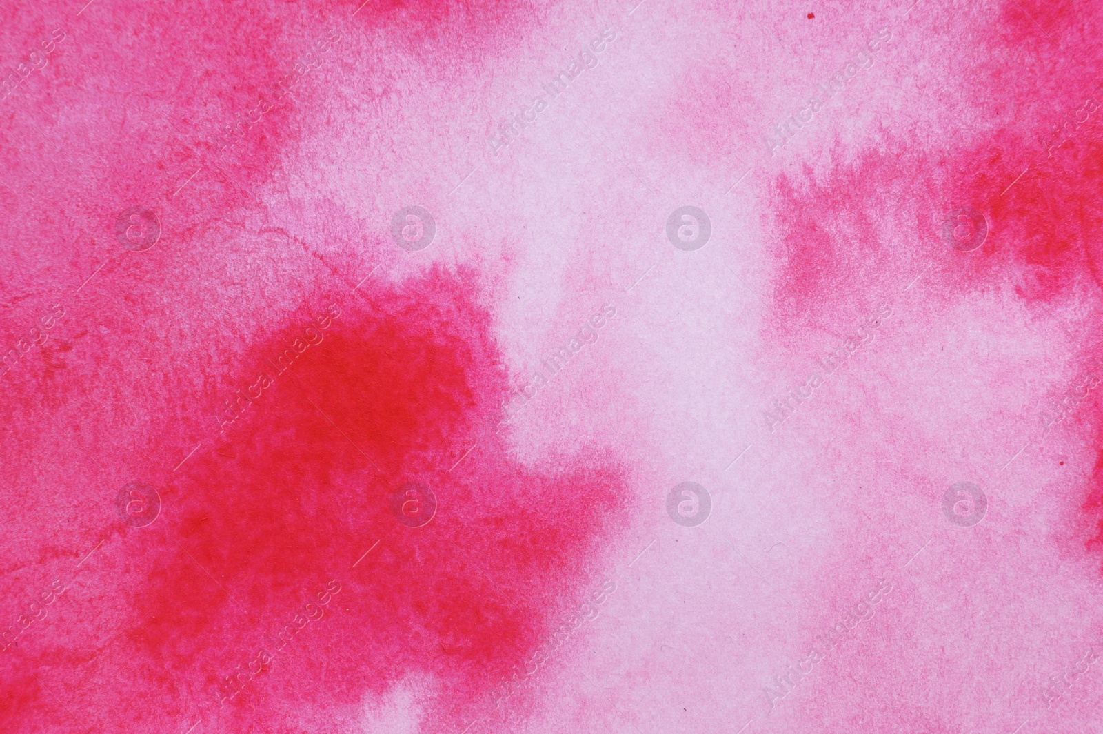 Photo of Abstract pink watercolor painting as background, top view