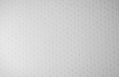 Texture of white brick wall as background