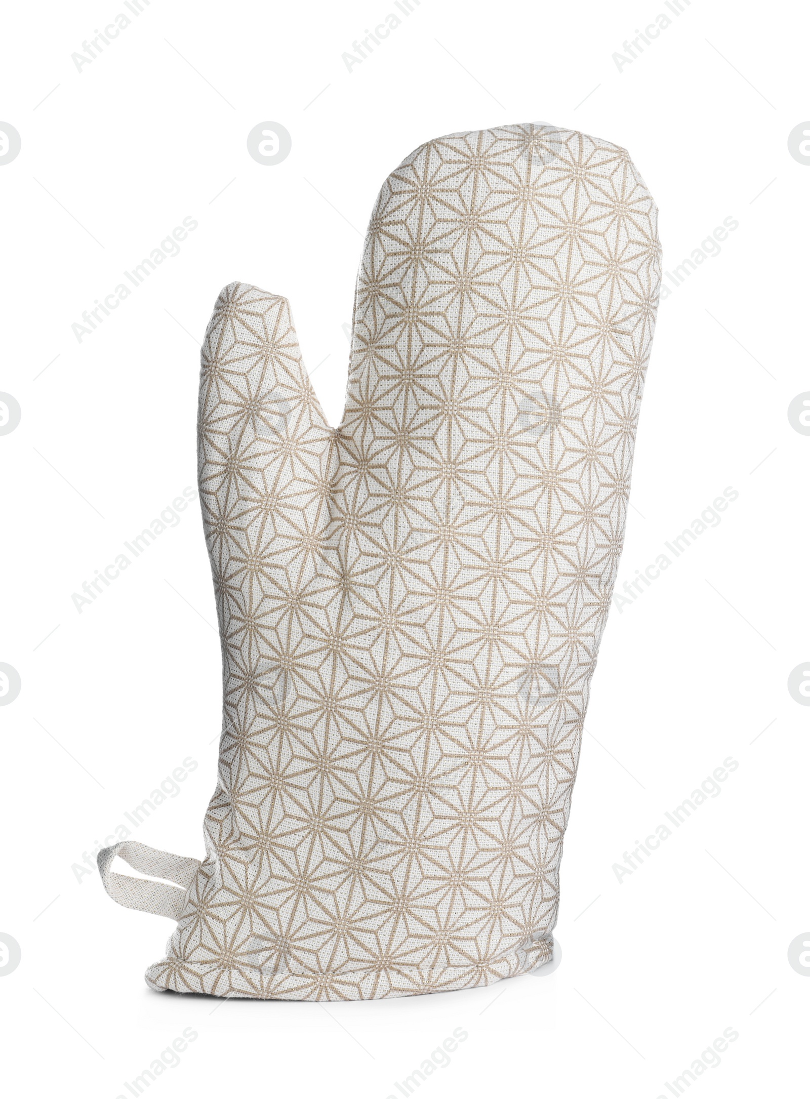 Photo of Oven glove for hot dishes isolated on white