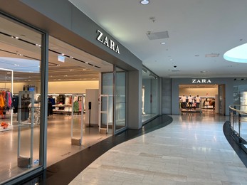 Photo of WARSAW, POLAND - JULY 13, 2022: Zara fashion store in shopping mall