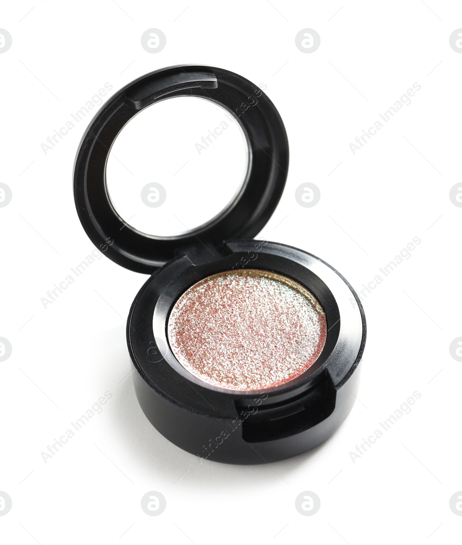 Photo of Eye shadow on white background. Decorative cosmetics