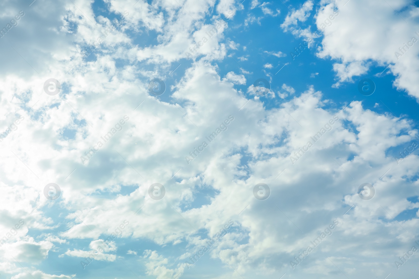 Photo of Beautiful view of blue sky with clouds on sunny day