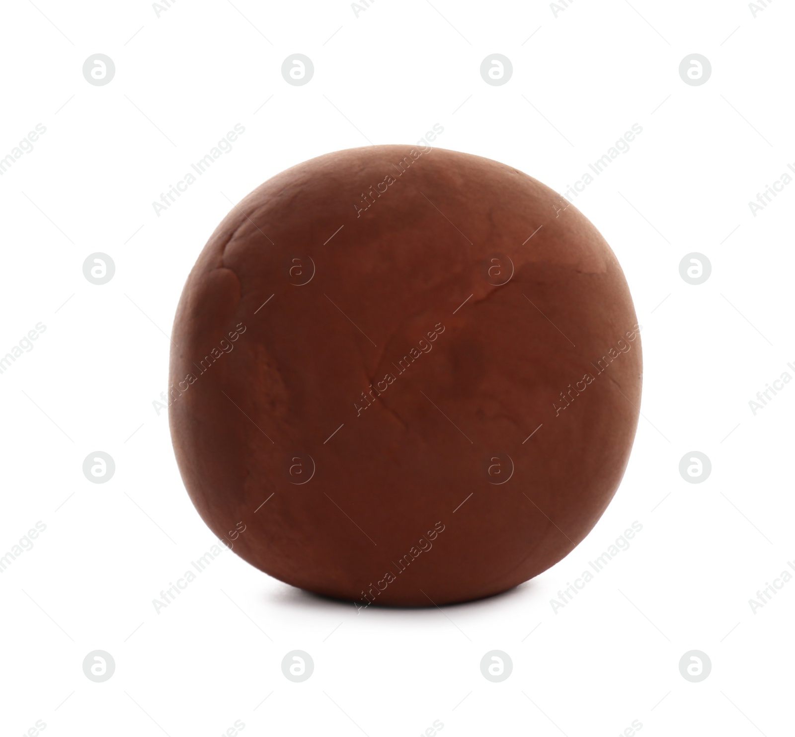 Photo of Color play dough ball isolated on white