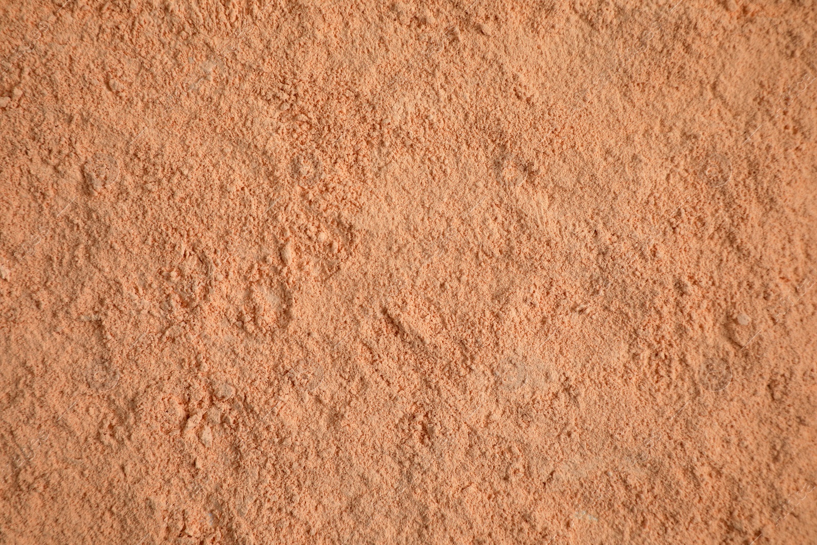 Photo of Loose face powder as background, top view