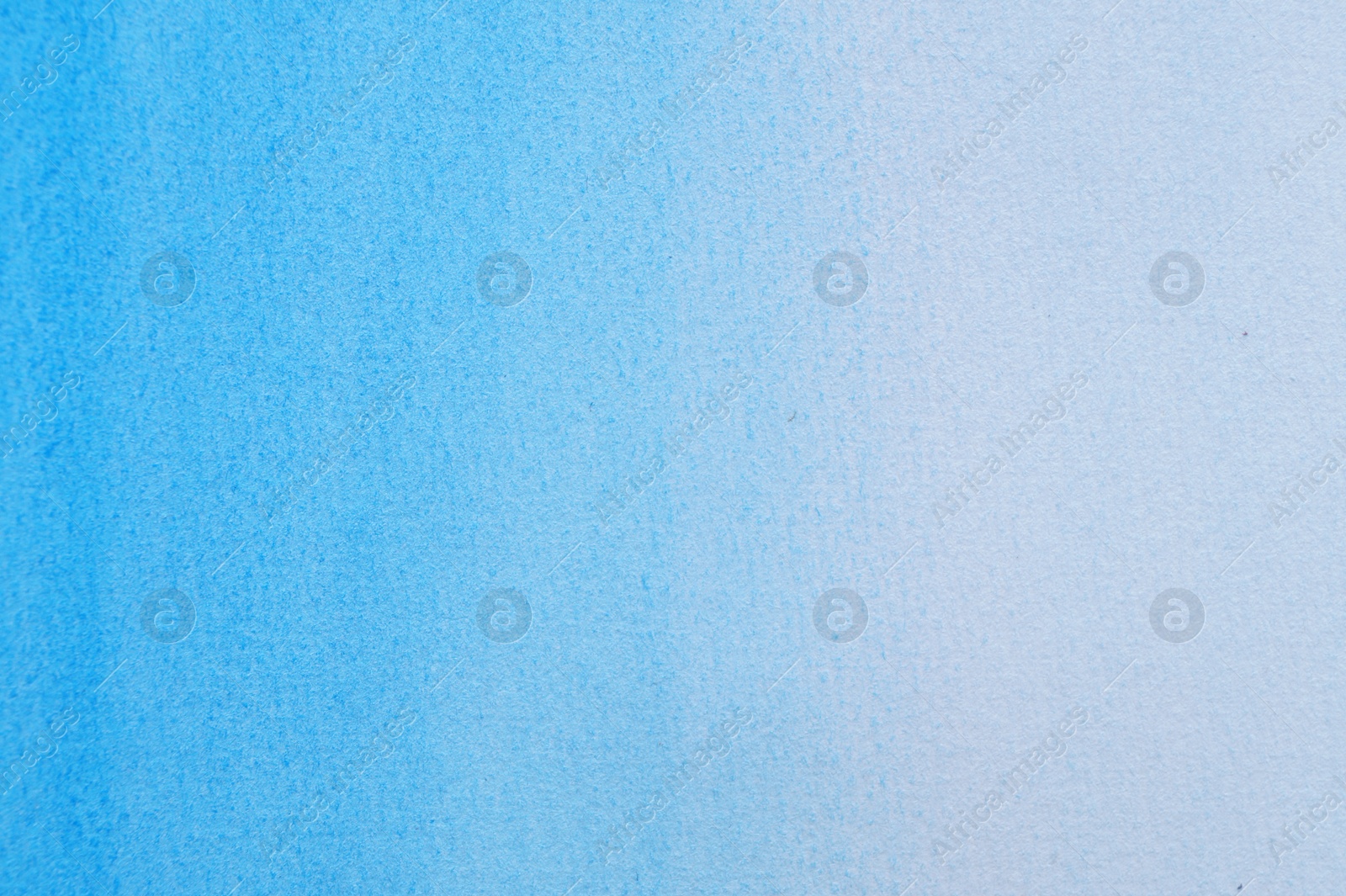 Photo of Abstract light blue watercolor painting as background, top view