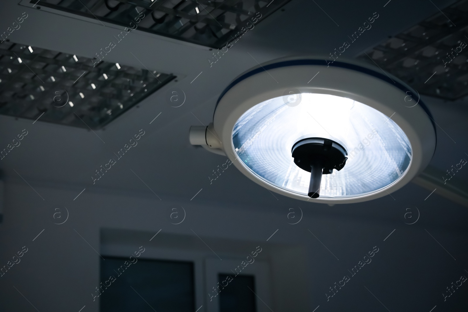 Photo of New surgical lamp in modern operating room