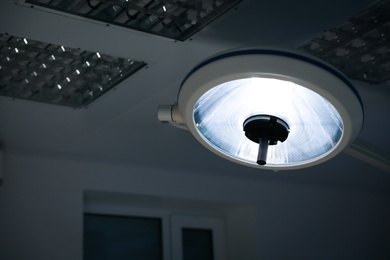 Photo of New surgical lamp in modern operating room