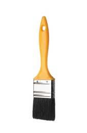 New paint brush on white background. Decorating tool