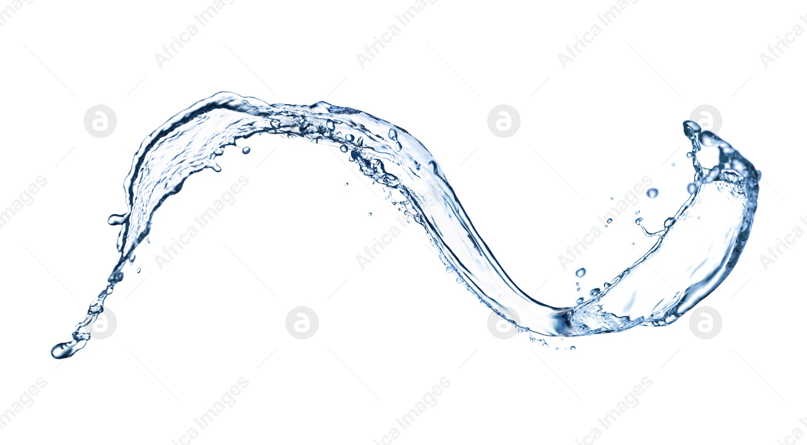 Image of Abstract splash of water on white background. Banner design