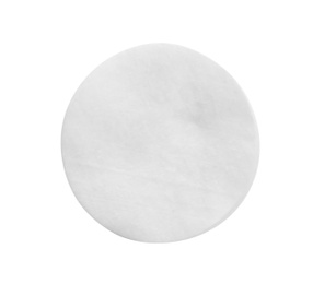 Photo of Cotton pad isolated on white, top view