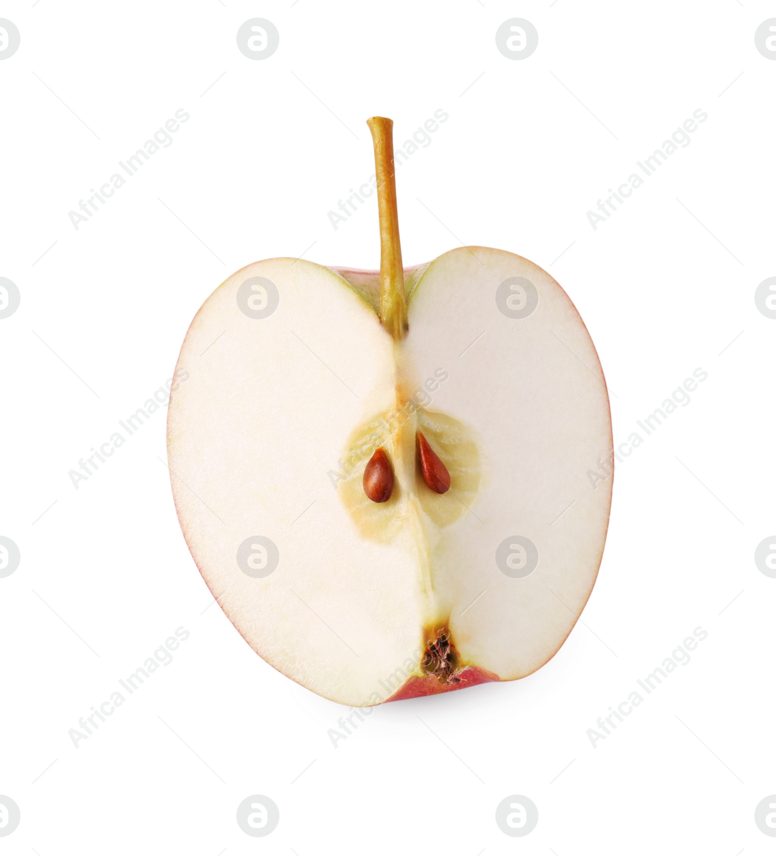 Photo of Piece of fresh ripe apple isolated on white