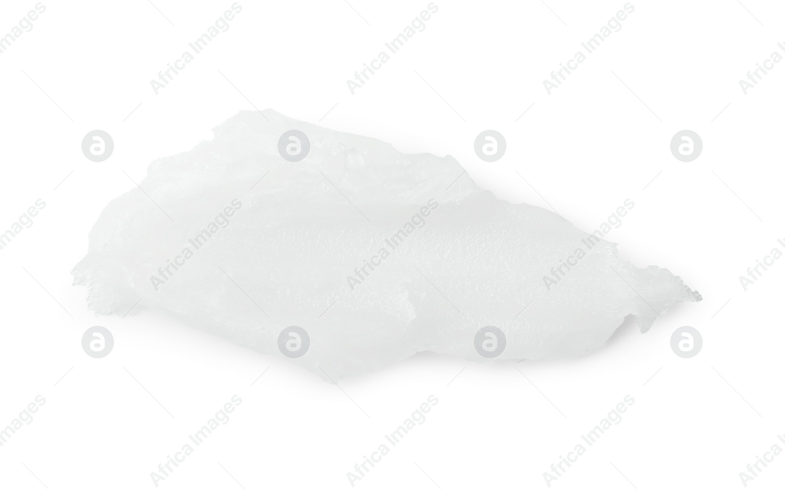 Photo of Sample of cosmetic petrolatum isolated on white, top view