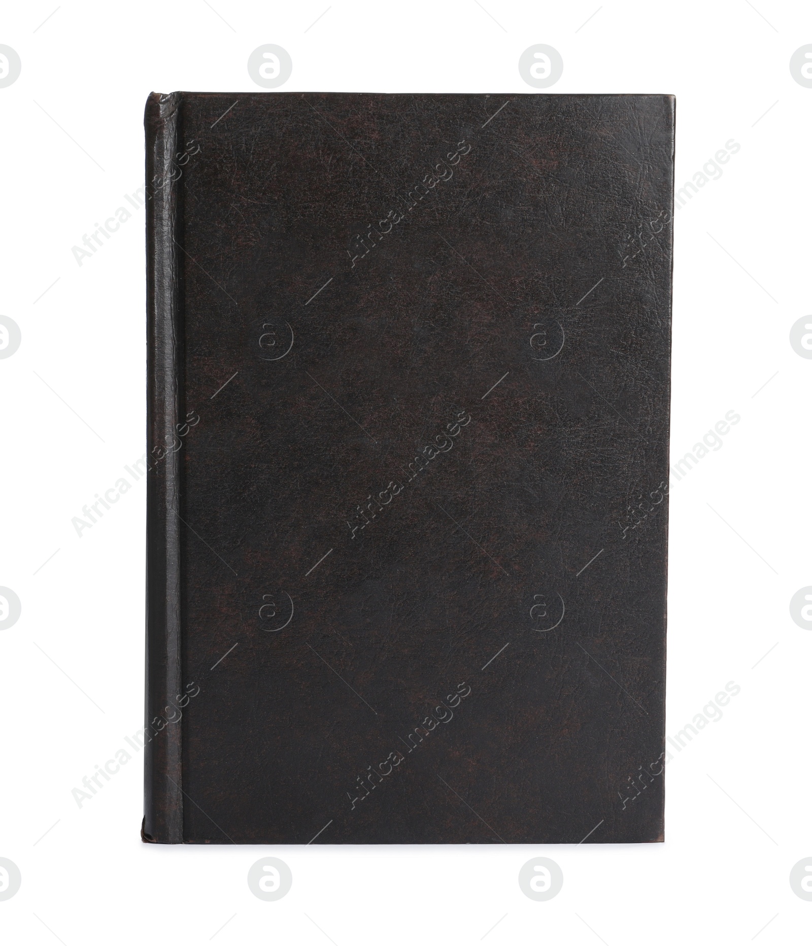 Photo of Closed old hardcover book isolated on white