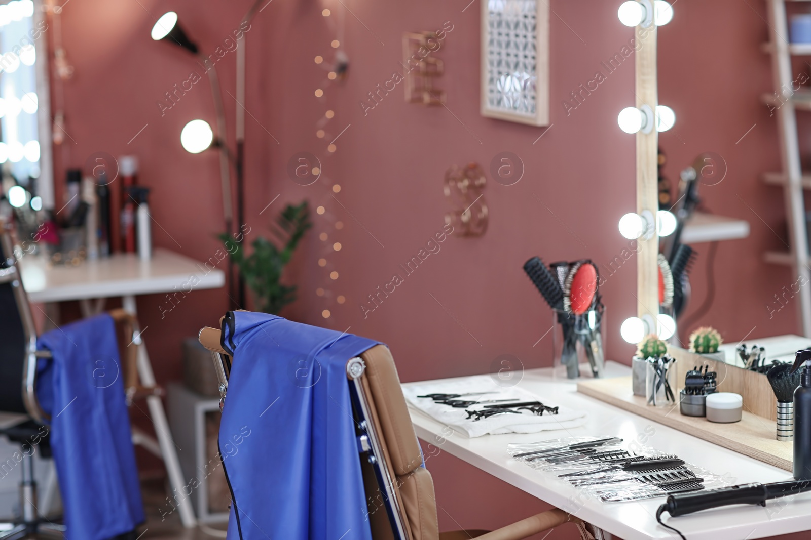 Photo of Hairdresser's workplace in salon