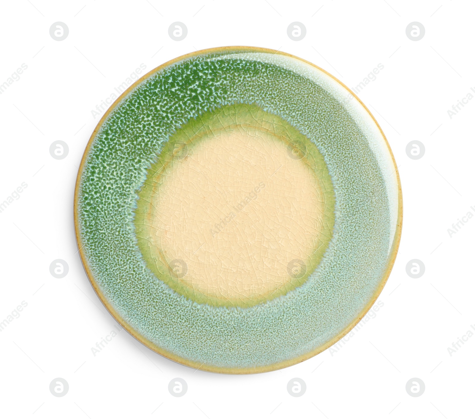 Photo of Stylish cup coaster on white background, top view