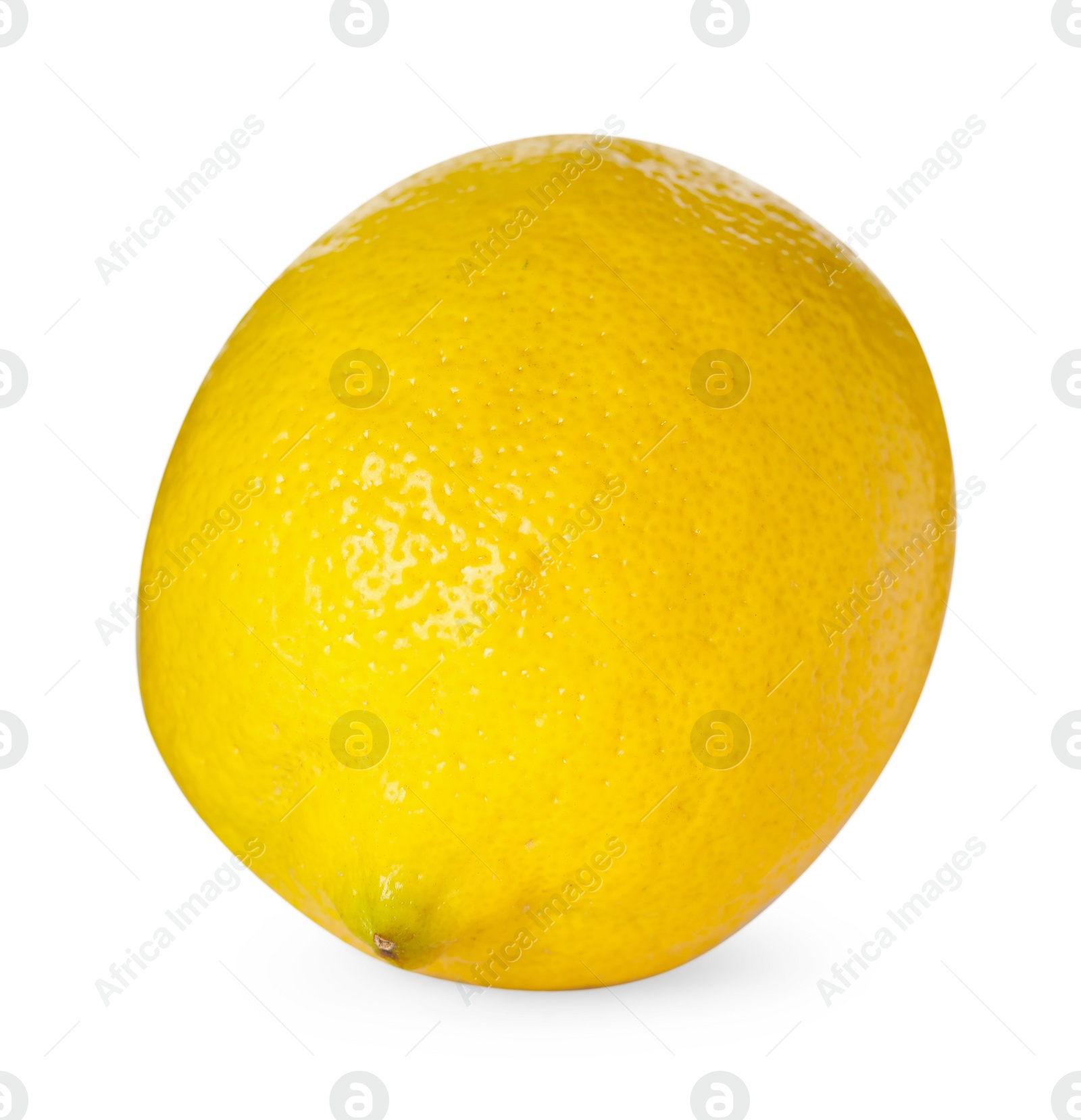 Photo of Fresh lemon isolated on white. Citrus fruit