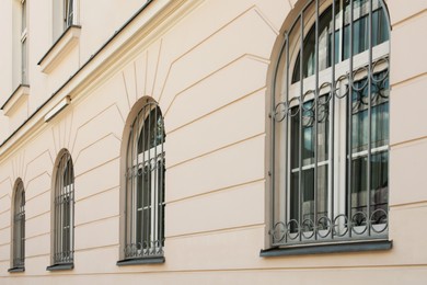 Photo of Modern building with windows on sunny day