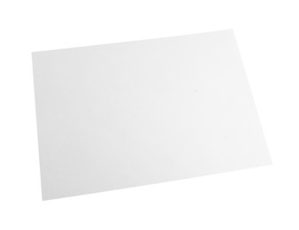 Sheet of parchment paper isolated on white