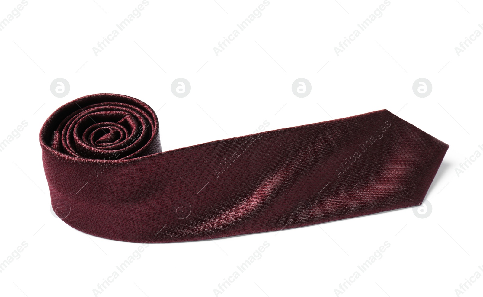 Photo of Stylish color male necktie isolated on white