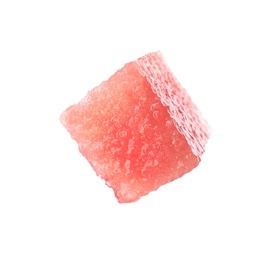 Photo of Piece of fresh watermelon on white background