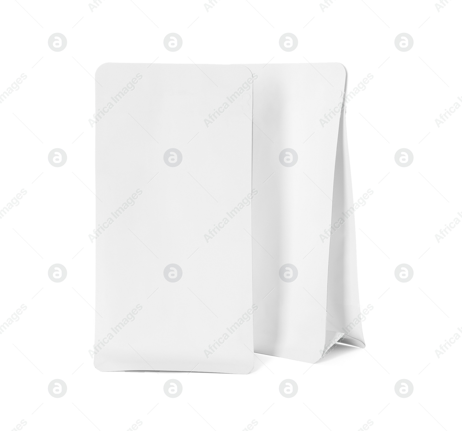 Photo of Two new paper bags isolated on white