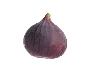 Photo of Whole ripe fresh fig isolated on white