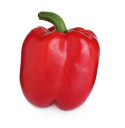 Photo of Delicious fresh bell pepper isolated on white