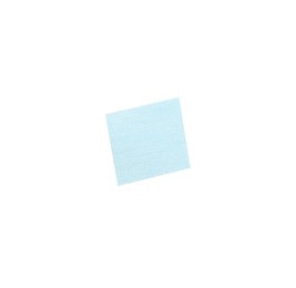 Photo of Piece of light blue confetti isolated on white