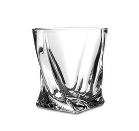 Photo of New clean empty glass isolated on white