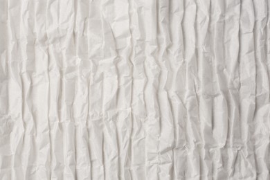 Photo of Sheet of creased paper as background, top view