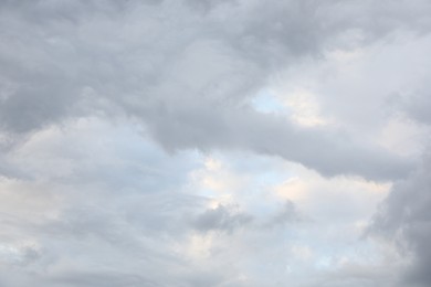 Photo of Picturesque view of sky with heavy rainy clouds